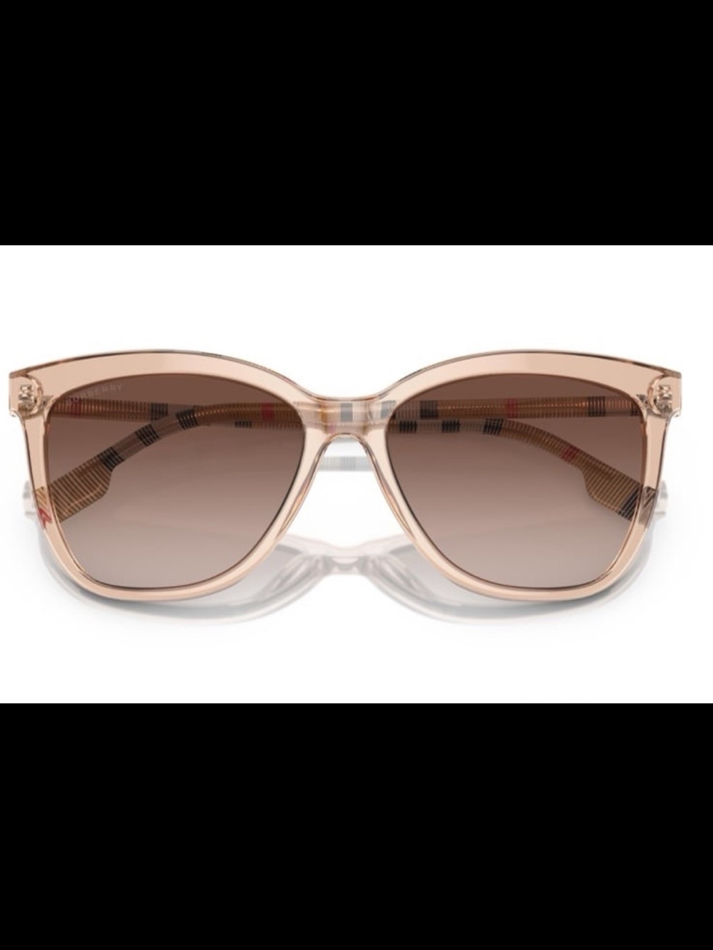 Burberry Sunglasses Model OBE4308 CLARE Transparent Brown Frames Polarized lense